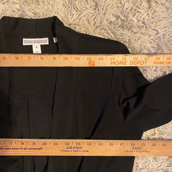 Dana Buchman Travel Anywhere Open Front Women’s Blazer Black, S - Picture 9 of 12
